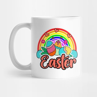 Easter Eggs Colorful Rainbow Happy easter day Mug